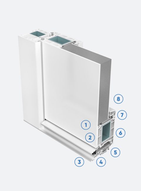 Porte dingreso Softline 82 1